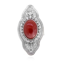Anello in argento con Rodocrosite (Dallas Prince Designs)