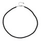Collana in argento con Spinello Nero