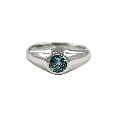 Anello in argento con Zircone Ratanakiri (MONOSONO COLLECTION)