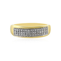 Anello in argento con Diamante I4 (J)