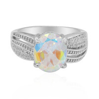 Anello in argento con Topazio Moonlight