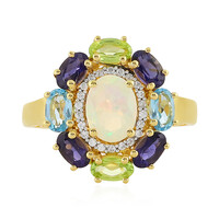 Anello in argento con Opale di Welo