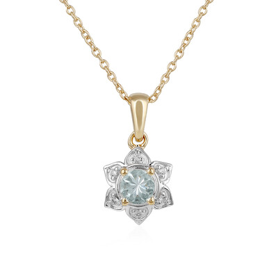 Collana in argento con Acquamarina