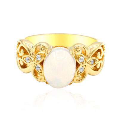 Anello in argento con Opale di Welo