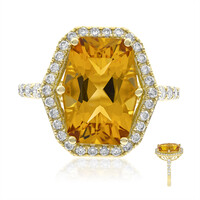 Anello in oro con Citrino (CIRARI)
