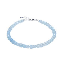 Bracciale in argento con Acquamarina