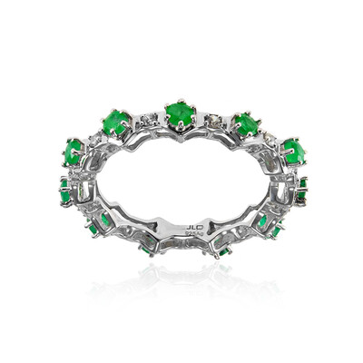 Anello in argento con Smeraldo Zambia