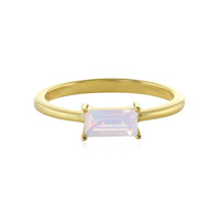 Anello in argento con Opale di Welo