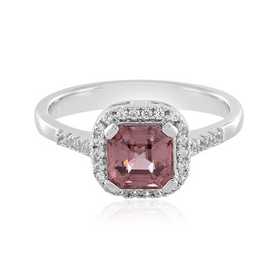 Anello in argento con Zircone Rosa