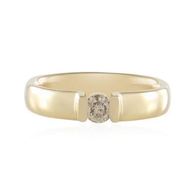 Anello in argento con Diamante Cioccolato I2