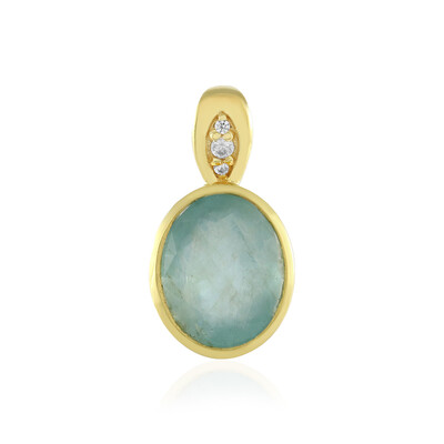 Ciondolo in argento con Grandidierite