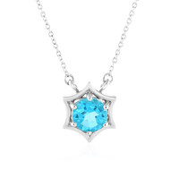 Collana in argento con Topazio Paraiba