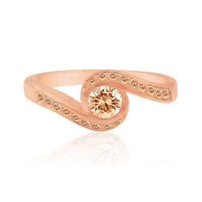 Anello in oro con Diamante Rose de France SI1 di Argyle (Annette)