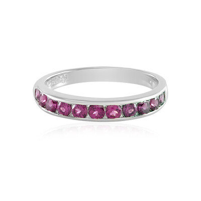 Anello in argento con Rodolite