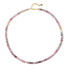 Collana in argento con Zaffiro Rosa
