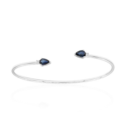 Bracciale in oro con Zaffiro Ceylon Blu