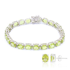 Parure in argento con Peridoto
