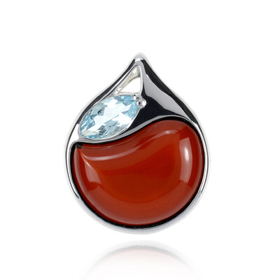Ciondolo in argento con Ambra Baltica (dagen)