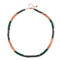 Collana in argento con Ematite Rosa