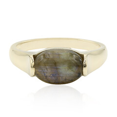 Anello in oro con Labradorite