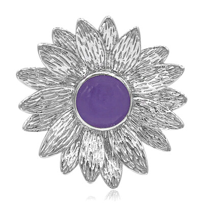 Ciondolo in argento con Giada Lavanda (MONOSONO COLLECTION)