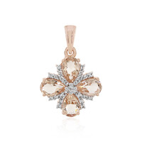 Ciondolo in oro con Morganite
