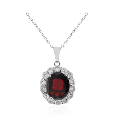 Collana in argento con Granato d’India