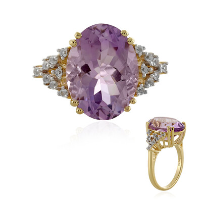 Anello in argento con Ametista Rose de France