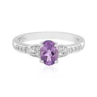 Anello in argento con Ametista