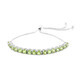 Bracciale in argento con Peridoto della Birmania