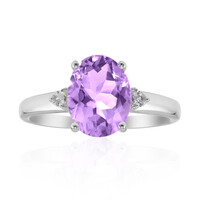 Anello in argento con Ametista Rose de France