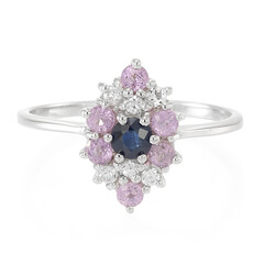 Anello in argento con Zaffiro Blu