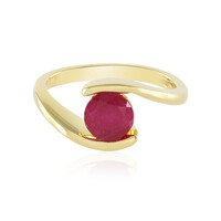 Anello in argento con Rubino del Madagascar
