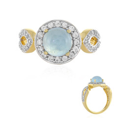 Anello in argento con Acquamarina