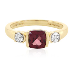 Anello in oro con Granato Malawi (La Revelle)
