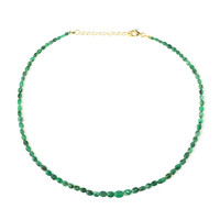 Collana in argento con Smeraldo Zambia