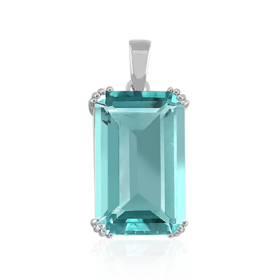 Ciondolo in argento con Fluorite Braldu