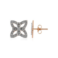 Orecchini in argento con Diamante I3 (I)