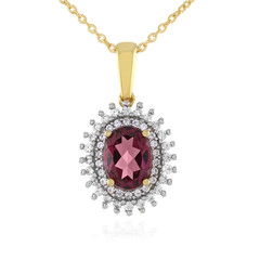 Collana in argento con Granato Lindi