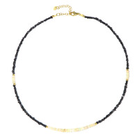 Collana in argento con Diamante Nero