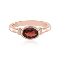 Anello in argento con Granato Mozambico