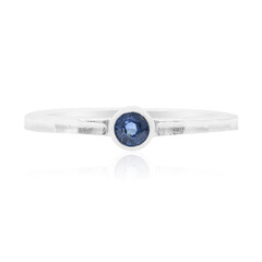 Anello in argento con Zaffiro Blu