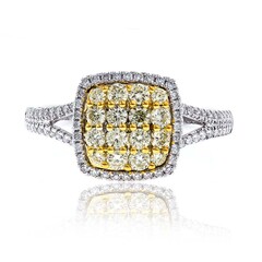 Anello in oro con Diamante Giallo SI1 (CIRARI)
