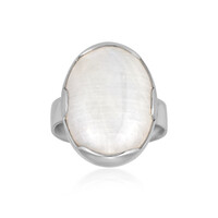 Anello in argento con Pietra di Luna Arcobaleno Bihar