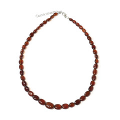 Collana in argento con Granato Essonite