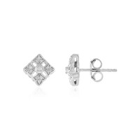 Orecchini in argento con Diamante I2 (I)