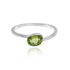 Anello in argento con Peridoto