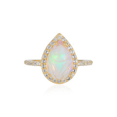 Anello in argento con Opale di Welo