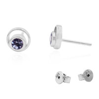Orecchini in argento con Tanzanite (non riscaldata)