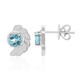 Orecchini in argento con Apatite Blu (Pallanova)